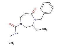 4-benzyl-N,3-diethyl-5-oxo-1,4-diazepane-1-carboxamide