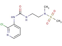 N-[2-({[(2-chloropyridin-3-yl)amino]carbonyl}amino)ethyl]-N-methylmethanesulfonamide