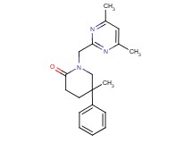 1-[(4,6-dimethylpyrimidin-2-yl)methyl]-5-methyl-5-phenylpiperidin-2-one