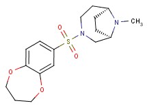 (1R*,6S*)-3-(3,4-dihydro-2H-1,5-benzodioxepin-7-ylsulfonyl)-9-methyl-3,9-diazabicyclo[4.2.1]nonane