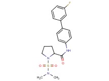 1-[(dimethylamino)sulfonyl]-N-(3'-fluoro-4-biphenylyl)prolinamide