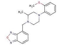4-{[4-(2-methoxyphenyl)-2-methyl-1-piperazinyl]methyl}-2,1,3-benzoxadiazole