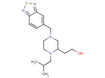 2-[4-(2,1,3-benzothiadiazol-5-ylmethyl)-1-isobutyl-2-piperazinyl]ethanol