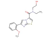 N-ethyl-N-(2-hydroxyethyl)-6-(2-methoxyphenyl)imidazo[2,1-b][1,3]thiazole-3-carboxamide