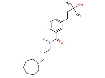 N-[3-(1-azepanyl)propyl]-3-(3-hydroxy-3-methylbutyl)-N-methylbenzamide
