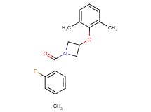 3-(2,6-dimethylphenoxy)-1-(2-fluoro-4-methylbenzoyl)azetidine