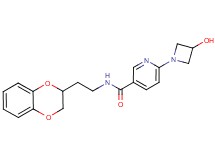 N-[2-(2,3-dihydro-1,4-benzodioxin-2-yl)ethyl]-6-(3-hydroxyazetidin-1-yl)nicotinamide