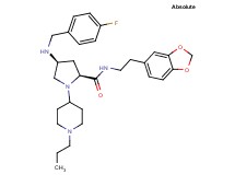 (4S)-N-[2-(1,3-benzodioxol-5-yl)ethyl]-4-[(4-fluorobenzyl)amino]-1-(1-propyl-4-piperidinyl)-L-prolinamide