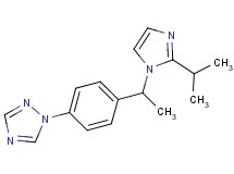 1-{4-[1-(2-isopropyl-1H-imidazol-1-yl)ethyl]phenyl}-1H-1,2,4-triazole