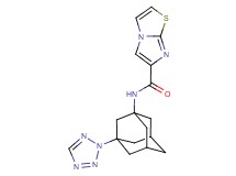 N-[3-(2H-tetrazol-2-yl)-1-adamantyl]imidazo[2,1-b][1,3]thiazole-6-carboxamide