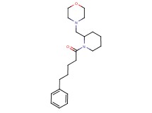 4-{[1-(5-phenylpentanoyl)-2-piperidinyl]methyl}morpholine