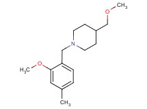 4-(methoxymethyl)-1-(2-methoxy-4-methylbenzyl)piperidine