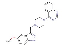 4-{4-[(5-methoxy-1H-indazol-3-yl)methyl]-1-piperazinyl}quinazoline