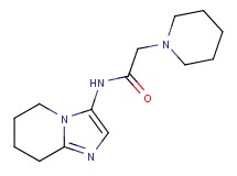 2-piperidin-1-yl-N-(5,6,7,8-tetrahydroimidazo[1,2-a]pyridin-3-yl)acetamide