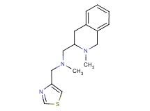 N-methyl-1-(2-methyl-1,2,3,4-tetrahydroisoquinolin-3-yl)-N-(1,3-thiazol-4-ylmethyl)methanamine