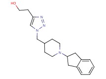2-(1-{[1-(2,3-dihydro-1H-inden-2-yl)-4-piperidinyl]methyl}-1H-1,2,3-triazol-4-yl)ethanol