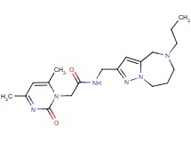2-(4,6-dimethyl-2-oxopyrimidin-1(2H)-yl)-N-[(5-propyl-5,6,7,8-tetrahydro-4H-pyrazolo[1,5-a][1,4]diazepin-2-yl)methyl]acetamide