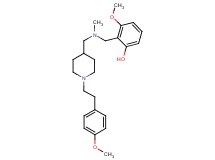 3-methoxy-2-{[({1-[2-(4-methoxyphenyl)ethyl]-4-piperidinyl}methyl)(methyl)amino]methyl}phenol