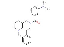 3-(dimethylamino)-N-[(1-methyl-3-piperidinyl)methyl]-N-(2-phenylethyl)benzamide