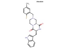(3S,9aR)-8-(2-fluoro-5-methylbenzyl)-3-(1H-indol-3-ylmethyl)tetrahydro-2H-pyrazino[1,2-a]pyrazine-1,4(3H,6H)-dione