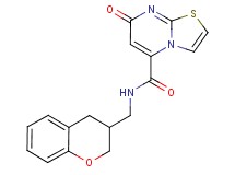 N-(3,4-dihydro-2H-chromen-3-ylmethyl)-7-oxo-7H-[1,3]thiazolo[3,2-a]pyrimidine-5-carboxamide