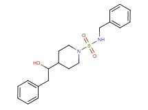 N-benzyl-4-(1-hydroxy-2-phenylethyl)piperidine-1-sulfonamide