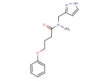 N-methyl-4-phenoxy-N-(1H-pyrazol-3-ylmethyl)butanamide
