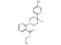 ethyl 2-[4-hydroxy-4-(5-methylpyridin-2-yl)piperidin-1-yl]nicotinate