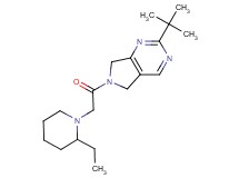 2-tert-butyl-6-[(2-ethylpiperidin-1-yl)acetyl]-6,7-dihydro-5H-pyrrolo[3,4-d]pyrimidine