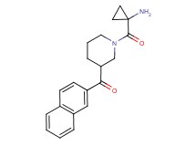 {1-[(1-aminocyclopropyl)carbonyl]piperidin-3-yl}(2-naphthyl)methanone
