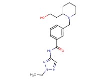 N-(2-ethyl-2H-1,2,3-triazol-4-yl)-3-{[2-(2-hydroxyethyl)piperidin-1-yl]methyl}benzamide