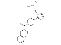 (2-{2-[1-(3,4-dihydro-2H-chromen-3-ylcarbonyl)piperidin-4-yl]-1H-imidazol-1-yl}ethyl)dimethylamine