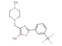 1-methyl-4-({5-methyl-2-[3-(trifluoromethyl)phenyl]-1,3-oxazol-4-yl}methyl)piperazine