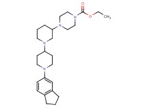 ethyl 4-[1'-(2,3-dihydro-1H-inden-5-yl)-1,4'-bipiperidin-3-yl]-1-piperazinecarboxylate