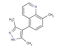 5-(3,5-dimethyl-1H-pyrazol-4-yl)-8-methylquinoline