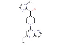 [1-(5-ethylpyrazolo[1,5-a]pyrimidin-7-yl)piperidin-4-yl](1-methyl-1H-imidazol-2-yl)methanol