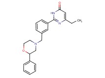 6-ethyl-2-{3-[(2-phenylmorpholin-4-yl)methyl]phenyl}pyrimidin-4(3H)-one