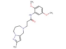 N-(2,5-dimethoxyphenyl)-3-(2-methyl-7,8-dihydro-4H-pyrazolo[1,5-a][1,4]diazepin-5(6H)-yl)propanamide