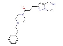 2-{3-oxo-3-[4-(2-phenylethyl)-1-piperazinyl]propyl}-4,5,6,7-tetrahydropyrazolo[1,5-a]pyrazine dihydrochloride