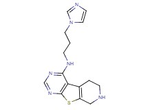 N-[3-(1H-imidazol-1-yl)propyl]-5,6,7,8-tetrahydropyrido[4',3':4,5]thieno[2,3-d]pyrimidin-4-amine dihydrochloride