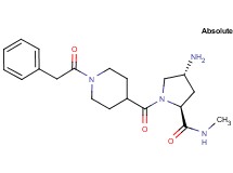 (4R)-4-amino-N-methyl-1-{[1-(phenylacetyl)piperidin-4-yl]carbonyl}-L-prolinamide