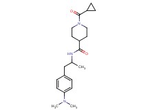 1-(cyclopropylcarbonyl)-N-{2-[4-(dimethylamino)phenyl]-1-methylethyl}-4-piperidinecarboxamide