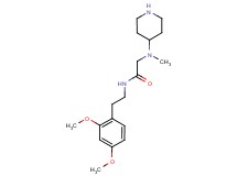 N~1~-[2-(2,4-dimethoxyphenyl)ethyl]-N~2~-methyl-N~2~-piperidin-4-ylglycinamide