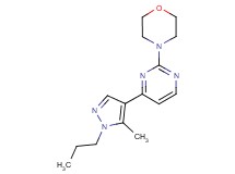 4-[4-(5-methyl-1-propyl-1H-pyrazol-4-yl)-2-pyrimidinyl]morpholine