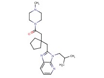 3-isobutyl-2-({1-[2-(4-methylpiperazin-1-yl)-2-oxoethyl]cyclopentyl}methyl)-3H-imidazo[4,5-b]pyridine