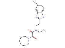 2-azepan-1-yl-N-ethyl-N-[2-(5-methyl-1H-benzimidazol-2-yl)ethyl]-2-oxoacetamide