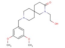 9-(3,5-dimethoxybenzyl)-2-(2-hydroxyethyl)-2,9-diazaspiro[5.5]undecan-3-one