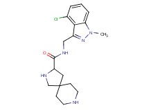 N-[(4-chloro-1-methyl-1H-indazol-3-yl)methyl]-2,8-diazaspiro[4.5]decane-3-carboxamide dihydrochloride