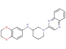 N-(2,3-dihydro-1,4-benzodioxin-6-yl)-1-(2-quinoxalinyl)-3-piperidinamine
