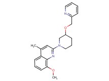 8-methoxy-4-methyl-2-[3-(2-pyridinylmethoxy)-1-piperidinyl]quinoline